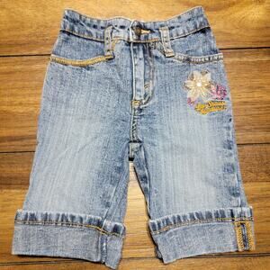 Levi Strauss Infant Denim Jeans w/ Embroidery - Size 24M